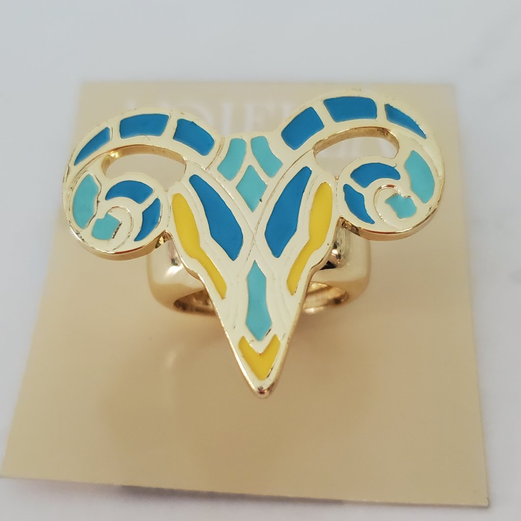 Ariella Collection Gold Tone Ram Nwt